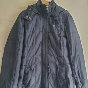 Abercrombie and Fitch women's long puffer jacket size Large.